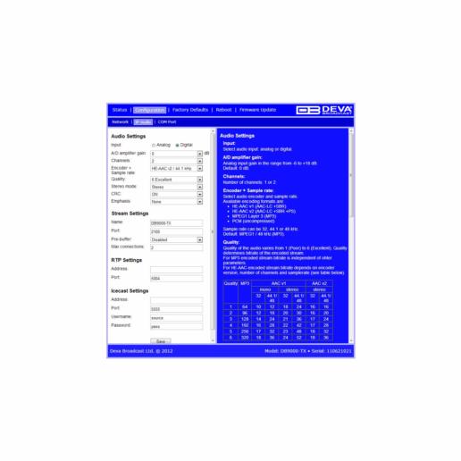 db9000-tx-interface